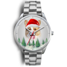 Load image into Gallery viewer, Cute Pembroke Welsh Corgi Christmas Wrist Watch-Free Shipping