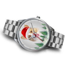 Load image into Gallery viewer, Cute Pembroke Welsh Corgi Christmas Wrist Watch-Free Shipping