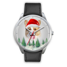 Load image into Gallery viewer, Cute Pembroke Welsh Corgi Christmas Wrist Watch-Free Shipping