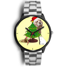 Load image into Gallery viewer, Cocker Spaniel Georgia Christmas Special Wrist Watch-Free Shipping