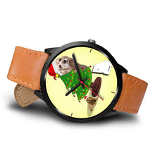 Load image into Gallery viewer, Cocker Spaniel Georgia Christmas Special Wrist Watch-Free Shipping