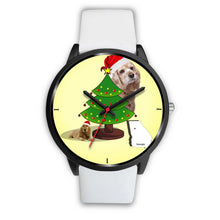 Load image into Gallery viewer, Cocker Spaniel Georgia Christmas Special Wrist Watch-Free Shipping