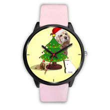 Load image into Gallery viewer, Cocker Spaniel Georgia Christmas Special Wrist Watch-Free Shipping
