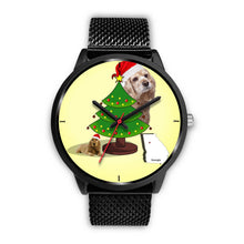 Load image into Gallery viewer, Cocker Spaniel Georgia Christmas Special Wrist Watch-Free Shipping