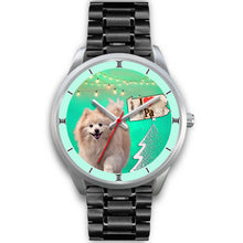 Load image into Gallery viewer, Cute Pomeranian Dog Pennsylvania Christmas Special Wrist Watch-Free Shipping