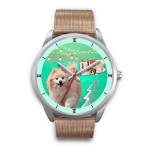 Load image into Gallery viewer, Cute Pomeranian Dog Pennsylvania Christmas Special Wrist Watch-Free Shipping