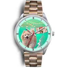 Load image into Gallery viewer, Cute Pomeranian Dog Pennsylvania Christmas Special Wrist Watch-Free Shipping
