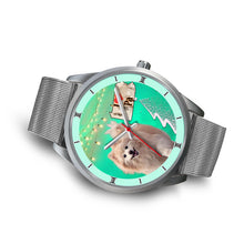 Load image into Gallery viewer, Cute Pomeranian Dog Pennsylvania Christmas Special Wrist Watch-Free Shipping