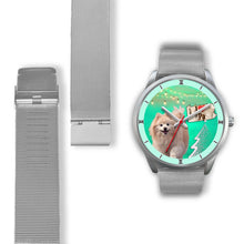Load image into Gallery viewer, Cute Pomeranian Dog Pennsylvania Christmas Special Wrist Watch-Free Shipping