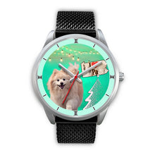 Load image into Gallery viewer, Cute Pomeranian Dog Pennsylvania Christmas Special Wrist Watch-Free Shipping