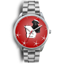 Load image into Gallery viewer, Curly Coated Retriever Georgia Christmas Special Wrist Watch-Free Shipping