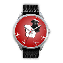 Load image into Gallery viewer, Curly Coated Retriever Georgia Christmas Special Wrist Watch-Free Shipping