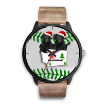 Load image into Gallery viewer, Curly Coated Retriever Washington Christmas Special Wrist Watch-Free Shipping