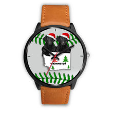 Load image into Gallery viewer, Curly Coated Retriever Washington Christmas Special Wrist Watch-Free Shipping