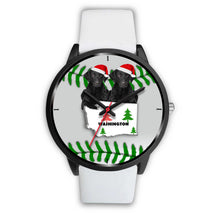 Load image into Gallery viewer, Curly Coated Retriever Washington Christmas Special Wrist Watch-Free Shipping