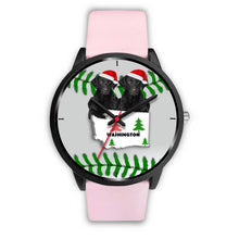 Load image into Gallery viewer, Curly Coated Retriever Washington Christmas Special Wrist Watch-Free Shipping