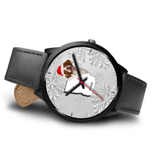 Load image into Gallery viewer, Brittany dog Georgia Christmas Special Wrist Watch-Free Shipping