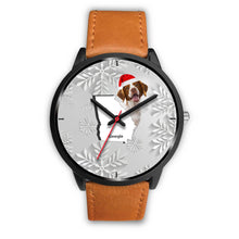 Load image into Gallery viewer, Brittany dog Georgia Christmas Special Wrist Watch-Free Shipping