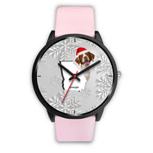Load image into Gallery viewer, Brittany dog Georgia Christmas Special Wrist Watch-Free Shipping