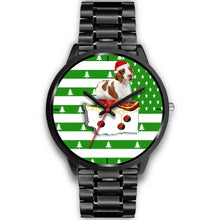 Load image into Gallery viewer, Brittany Dog Washington Christmas Special Wrist Watch-Free Shipping