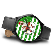 Load image into Gallery viewer, Brittany Dog Washington Christmas Special Wrist Watch-Free Shipping