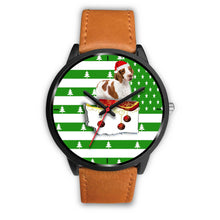 Load image into Gallery viewer, Brittany Dog Washington Christmas Special Wrist Watch-Free Shipping