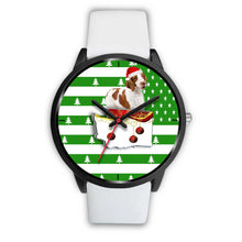 Load image into Gallery viewer, Brittany Dog Washington Christmas Special Wrist Watch-Free Shipping