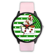 Load image into Gallery viewer, Brittany Dog Washington Christmas Special Wrist Watch-Free Shipping