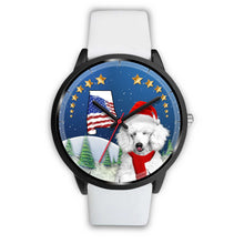 Load image into Gallery viewer, Cute Poodle Dog Alabama Christmas Special Wrist Watch-Free Shipping