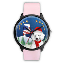 Load image into Gallery viewer, Cute Poodle Dog Alabama Christmas Special Wrist Watch-Free Shipping