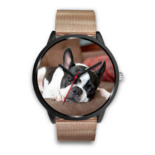 Load image into Gallery viewer, Boston Terrier Unisex Wrist Watch-Free Shipping