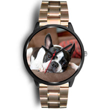 Load image into Gallery viewer, Boston Terrier Unisex Wrist Watch-Free Shipping
