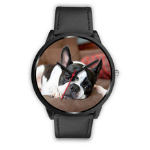 Load image into Gallery viewer, Boston Terrier Unisex Wrist Watch-Free Shipping
