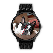 Load image into Gallery viewer, Boston Terrier Unisex Wrist Watch-Free Shipping