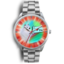 Load image into Gallery viewer, Cheerful American Eskimo Dog Pennsylvania Christmas Special Wrist Watch-Free Shipping