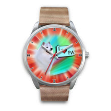 Load image into Gallery viewer, Cheerful American Eskimo Dog Pennsylvania Christmas Special Wrist Watch-Free Shipping