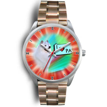Load image into Gallery viewer, Cheerful American Eskimo Dog Pennsylvania Christmas Special Wrist Watch-Free Shipping