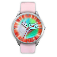 Load image into Gallery viewer, Cheerful American Eskimo Dog Pennsylvania Christmas Special Wrist Watch-Free Shipping