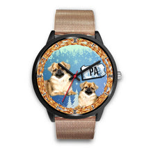 Load image into Gallery viewer, Cute Pekingese Dog Pennsylvania Christmas Special Wrist Watch-Free Shipping