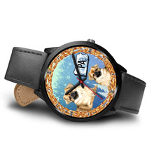 Load image into Gallery viewer, Cute Pekingese Dog Pennsylvania Christmas Special Wrist Watch-Free Shipping