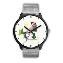 Load image into Gallery viewer, British Shorthair Cat Washington Christmas Special Wrist Watch-Free Shipping