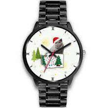 Load image into Gallery viewer, British Shorthair Cat Washington Christmas Special Wrist Watch-Free Shipping