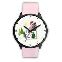 Load image into Gallery viewer, British Shorthair Cat Washington Christmas Special Wrist Watch-Free Shipping