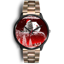 Load image into Gallery viewer, British Shorthair Cat Georgia Christmas Special Wrist Watch-Free Shipping