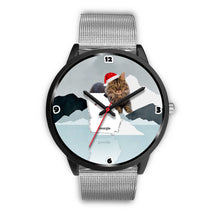 Load image into Gallery viewer, Cute Maine Coon Cat Georgia Christmas Special Wrist Watch-Free Shipping