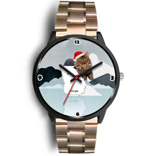 Load image into Gallery viewer, Cute Maine Coon Cat Georgia Christmas Special Wrist Watch-Free Shipping