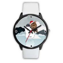 Load image into Gallery viewer, Cute Maine Coon Cat Georgia Christmas Special Wrist Watch-Free Shipping