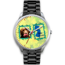 Load image into Gallery viewer, Chocolate Labrador Dog New Jersey Christmas Special Wrist Watch-Free Shipping