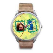 Load image into Gallery viewer, Chocolate Labrador Dog New Jersey Christmas Special Wrist Watch-Free Shipping