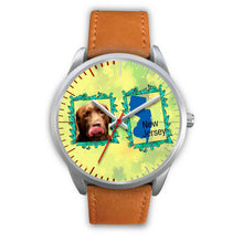 Load image into Gallery viewer, Chocolate Labrador Dog New Jersey Christmas Special Wrist Watch-Free Shipping